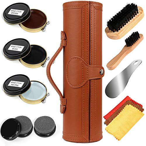 Elegant 12-Piece Cowboy Boots Shine Kit