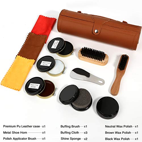 Elegant 12-Piece Cowboy Boots Shine Kit