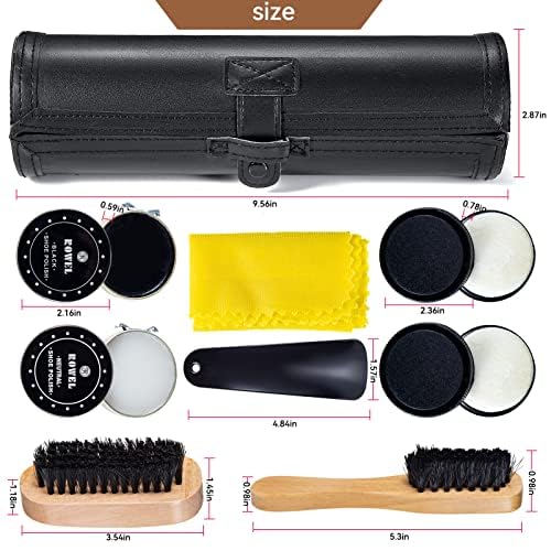 Luxury 9-Piece Mens Cowboy Boot Care Kit