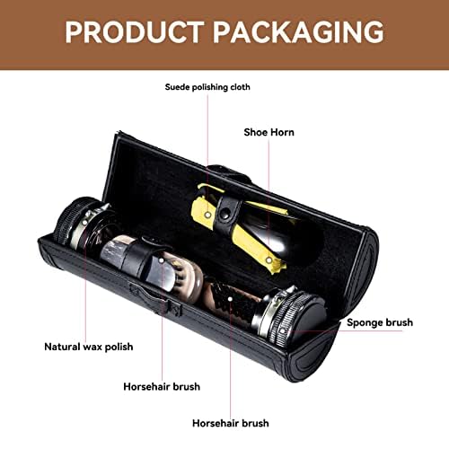 Luxury 9-Piece Mens Cowboy Boot Care Kit