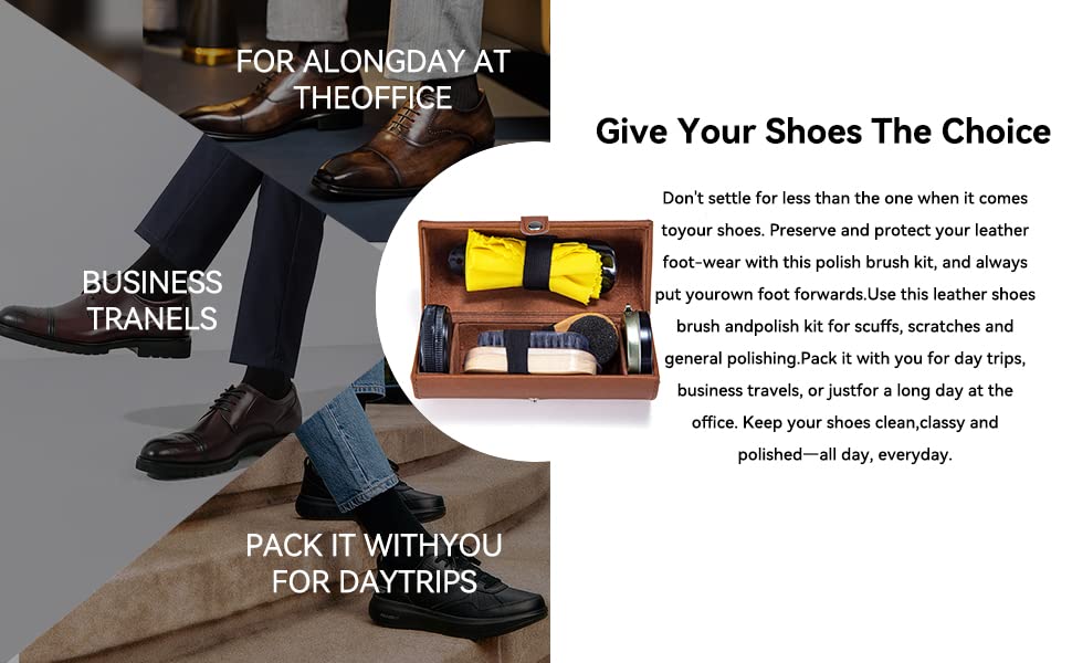 Luxury Leather Care Kit with Travel Case