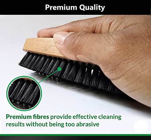 Traditional Leather Cowboy Boot Brush Set