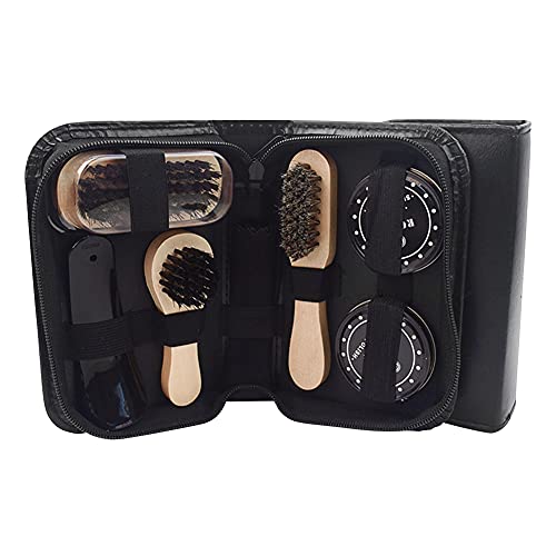 Leather Boot Cleaning Kit with Wooden Handles