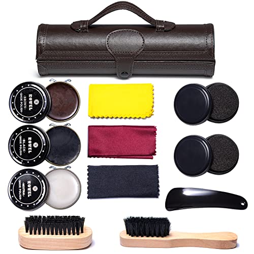 12-Piece Deluxe Shoe Care Kit for Men's Boots