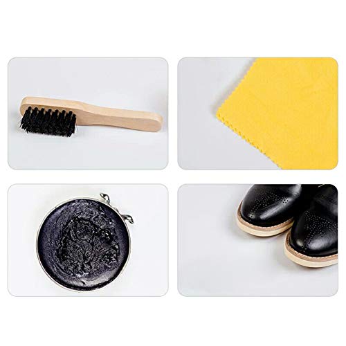 Leather Boot Cleaning Kit with Wooden Handles