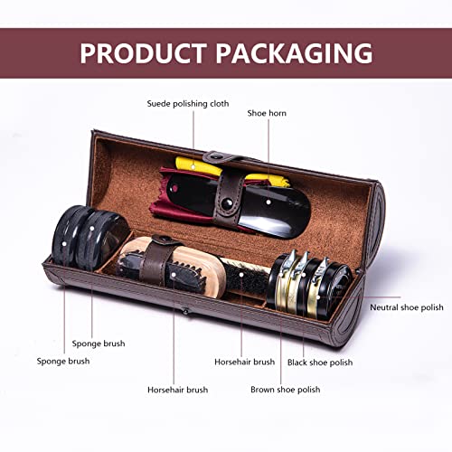 12-Piece Deluxe Shoe Care Kit for Men's Boots