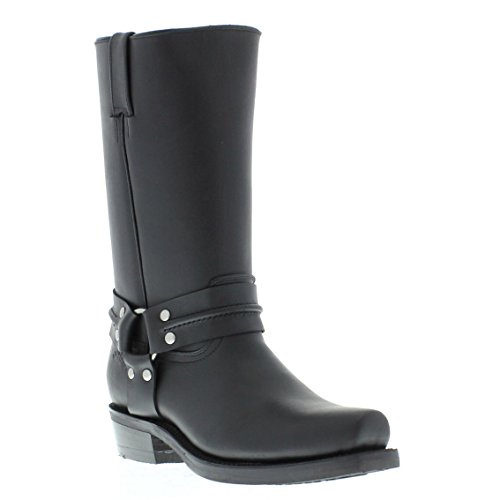 Renegade Hi Black Leather Cowboy Boots (UK 11)