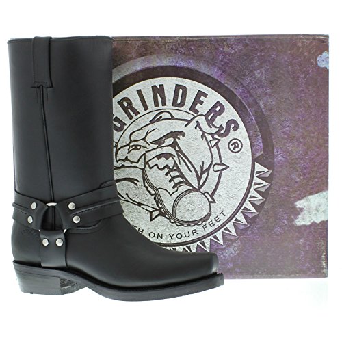 Renegade Hi Black Leather Cowboy Boots (UK11/EU45)