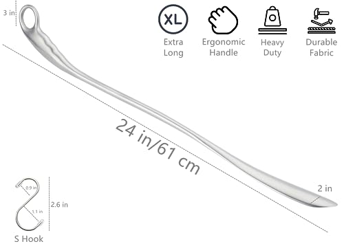 WenYing mens Easy Grip silver Size: 24 Inch