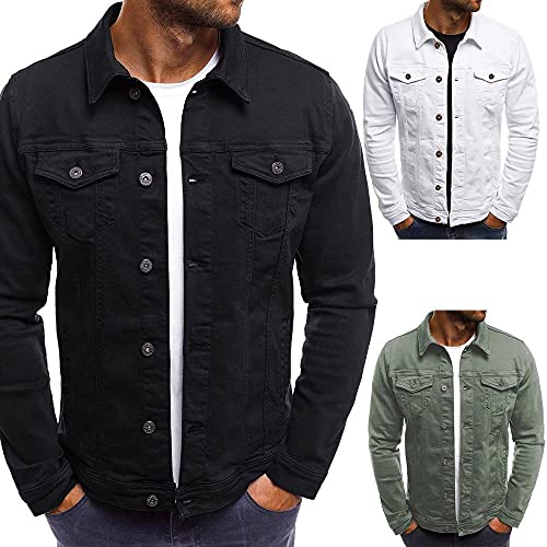 Cowboy Men's Black Denim Jacket