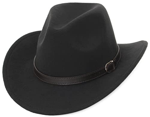 Western Style Fedora Hat with Belt
