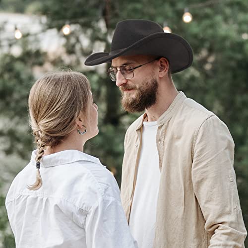 Western Style Fedora Hat with Belt