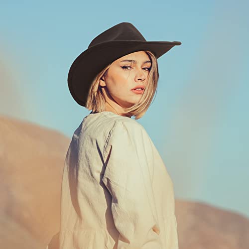 Western Style Fedora Hat with Belt
