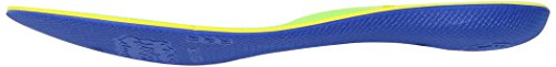 Powerstep Unisex-Child KidSport Orthotic Insoles, Green/Blue, Toddler 12