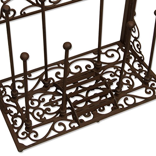 Cast Iron Cowboy Boot Rack Organizer
