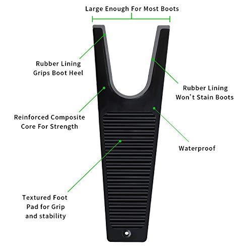 Sturdy 2-Piece Boot Jack for Easy Removal