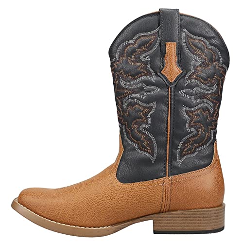 ROPER Men's Brown Square Toe Cowboy Boot - Size 6