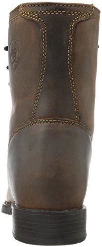 Distressed Brown Lacer Cowboy Boot for Men