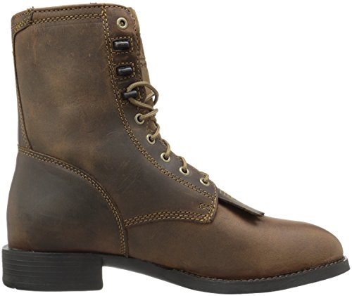 Distressed Brown Lacer Cowboy Boot for Men