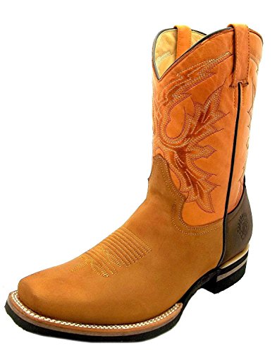 Tan Western Cowboy Boots - UK 8