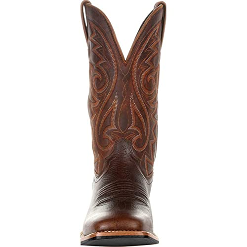 Vintage Embroidered Cowboy Boots for Men