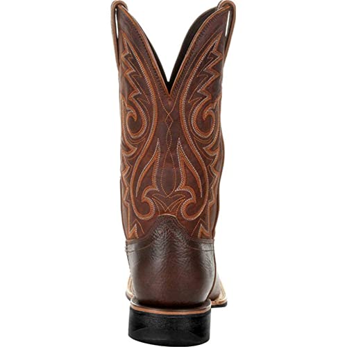 Vintage Embroidered Cowboy Boots for Men