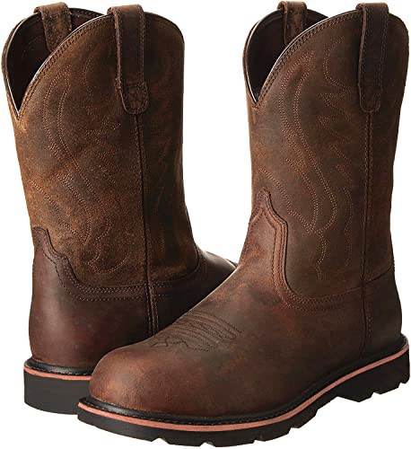 Men's Vintage Embroidered Cowboy Boots
