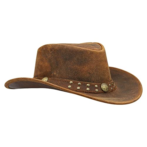 Leather Outback Cowboy Hat for Men/Women