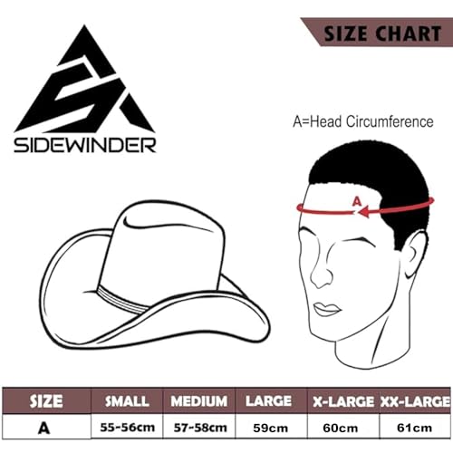 Leather Outback Cowboy Hat for Men/Women