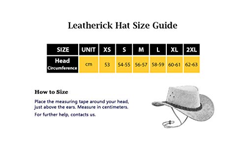 Braided Leather Cowboy Hats for Men