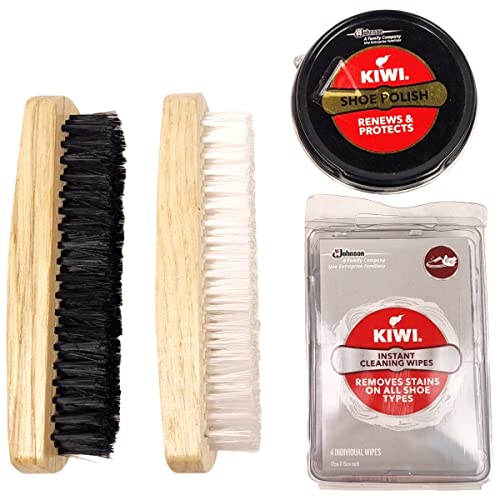 Black Leather Boot Polish Kit