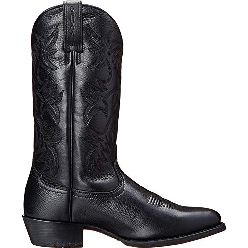 Men's Embroidered High Heel Western Boots