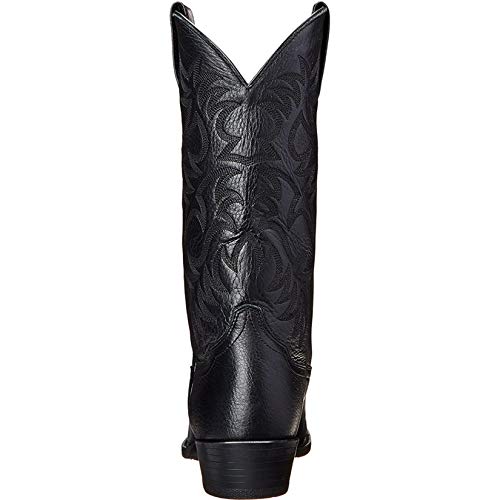 Men's Embroidered High Heel Western Boots
