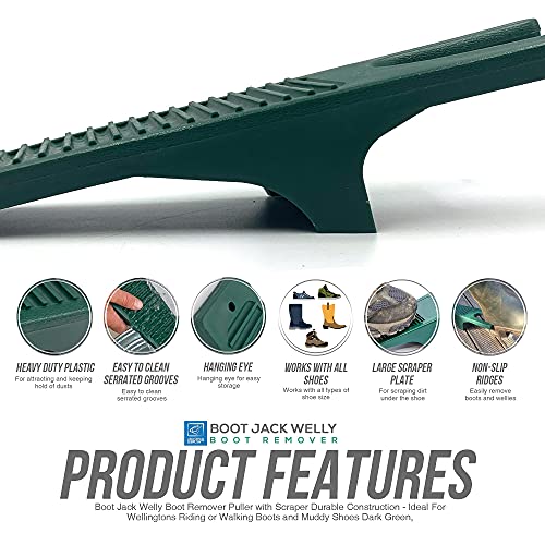 Durable Dark Green Boot Remover for Men
