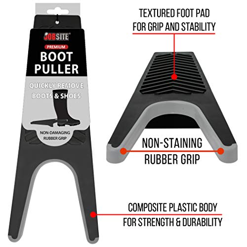 Cowboy Boot Puller with Rubber Grip Inlay