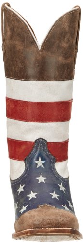 Roper Men's Square Toe American Flag Boots