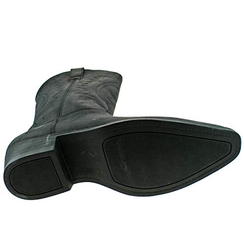 Wrangler Texas II HI Black Calf Cowboy Boots