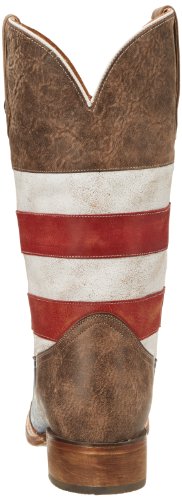 ROPER American Flag Brown Cowboy Boots - 11W