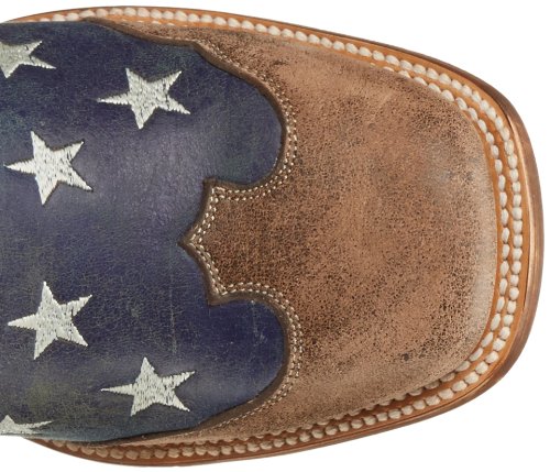 Roper Men's Square Toe American Flag Boots