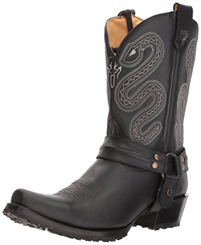 ROPER Men's Sting Western Boot, Black, 7 UK