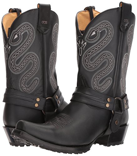 ROPER Men's Sting Western Boot, Black, 7 UK
