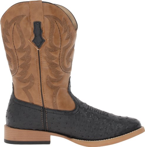 ROPER Men's Bumps Western Boot, Black, 9.5 UK