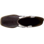 Brown Basic Square Toe Cowboy Boots for Men