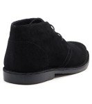 Men's Black Suede Chukka Cowboy Boots