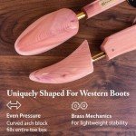 Western Cedar Boot Tree Set - Authentic Wood