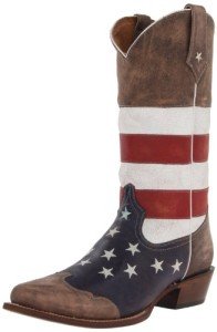 USA Flag Snip Toe Cowboy Boots