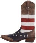 Roper Men's American Flag Cowboy Boots, Size 13