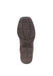 Men's Dark Brown Cowboy Boots with American Flag