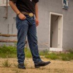 J's.o.l.e Men's Black Square Toe Cowboy Boots