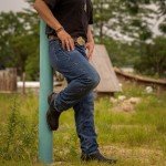 J's.o.l.e Men's Black Square Toe Cowboy Boots